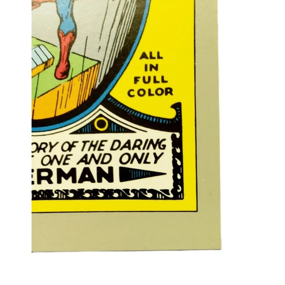 VTG 1992 Impel DC Comics SUPERMAN Classic Cover Superman 1 Card 177 1992 Serie 1